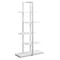 Monarch Specialties Bookshelf, Bookcase, Etagere, 5 Tier, 60"H, Office, Bedroom, Metal, Laminate, White, Grey I 7233 - alternate 1